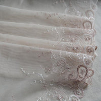 3 Yards of 18cm Width DIY Lace Accessories Light Pink Embroidery Gauze Lace Doll Lace