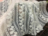 51” Width Premium Parallel Floral Embroidery Lace Fabric by the Yard