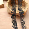 4 Yards of 2.5cm Width Vintage Floral Embroidery Lace Trim Sewing Embellishment