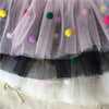 17cm width Handmade Ruffled Tulle Lace Trim with Color Balls by the Yard