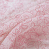 43” Width Pink Fairy Jojoe Crimping Silk Chiffon Floral Print Fabric by the Yard