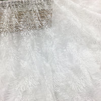 130cm Width x 90cm Length Premium Seaweed Embroidery Lace Fabric Wedding Lace Fabric