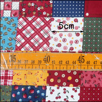 59” Width Cotton Linen Block Pattern Bontanical Home Furnishing Fabric by the Yard