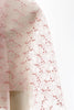 57” Width Organza Leaf Floral Embroidery Lace Fabric by The Yard