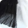59” Width Polka Dot Mesh Bridal Wedding Lace Fabric by The Yard