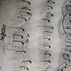 51” Width Musical Notes Embroidered Silver Lining Haute Couture Fabric by The Yard