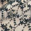 53” width Transparent Embroidery Vine Floral Lace Fabric by the Yard