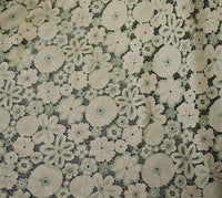 150cm Width x 95cm Length Premium Hollow out Floral  Lace Fabric