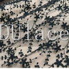 53” width Transparent Embroidery Vine Floral Lace Fabric by the Yard