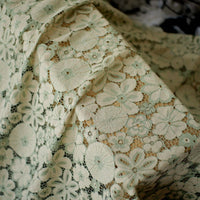 150cm Width x 95cm Length Premium Hollow out Floral  Lace Fabric