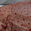 幅150cm x 長さ150cm プレミアムカラフルまつげポピー花柄刺繍レース生地