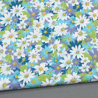 147cm Width x 95cm Length Daisy Flower Print Cotton Fabric