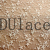 53” width Transparent Embroidery Vine Floral Lace Fabric by the Yard