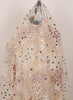 幅130cm×長さ95cm プレミアムボタニカルブランチ花と蝶の刺繍レース生地