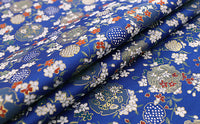 70cm Width x 95cm Length Premium Jacquard Floral Embroidery Brocade Fabric Kimono Fabric