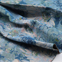 150cm Width x 95cm Length Premium Van Gogh Oil Painting Style Floral Jacquard Fabric