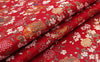 70cm Width x 95cm Length Premium Jacquard Floral Embroidery Brocade Fabric Kimono Fabric