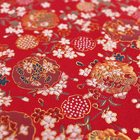 70cm Width x 95cm Length Premium Jacquard Floral Embroidery Brocade Fabric Kimono Fabric