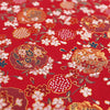 70cm Width x 95cm Length Premium Jacquard Floral Embroidery Brocade Fabric Kimono Fabric