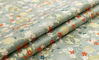 70cm Width x 95cm Length Premium Jacquard Floral Embroidery Brocade Fabric Kimono Fabric