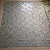 145cm Width x 145cm Length Premium Eyelash Floral Embroidery Lace Fabric