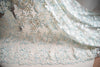 135cm Width x 95cm Length Bridal Wedding Lace Floral Embroidery Lace  Fabric