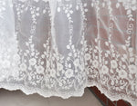 51" Width Floral Branches Embroidery Lace Fabric by the Yard