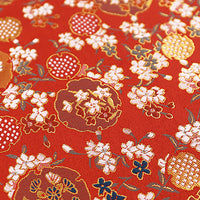 70cm Width x 95cm Length Premium Jacquard Floral Embroidery Brocade Fabric Kimono Fabric
