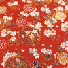 70cm Width x 95cm Length Premium Jacquard Floral Embroidery Brocade Fabric Kimono Fabric