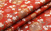 70cm Width x 95cm Length Premium Jacquard Floral Embroidery Brocade Fabric Kimono Fabric