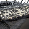 145cm Width x 145cm Length Premium Eyelash Floral Embroidery Lace Fabric
