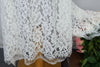 59” x 59” Meter Hollow-Out Poppy Floral Lace Fabric