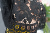 59” x 59” Meter Hollow-Out Poppy Floral Lace Fabric