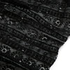 150cm Width x 95cm Length Premium Sequins Floral Embroidery Bone Lace Fabric