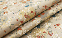 70cm Width x 95cm Length Premium Jacquard Floral Embroidery Brocade Fabric Kimono Fabric
