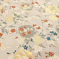 70cm Width x 95cm Length Premium Jacquard Floral Embroidery Brocade Fabric Kimono Fabric