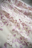 135cm Width x 95cm Length Bridal Wedding Lace Floral Embroidery Lace  Fabric