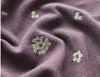 150cm Width x 95cm Length Premium Floral Embroidery Autumn and Winter Soft Woolen Coat Fabric