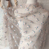 140cm Width x 95cm Length Premium Tulle Floral Embroidery Lace Fabric