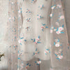 140cm Width x 95cm Length Premium Tulle Floral Embroidery Lace Fabric