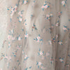 140cm Width x 95cm Length Premium Tulle Floral Embroidery Lace Fabric