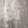 140cm Width x 95cm Length Premium Tulle Floral Embroidery Lace Fabric