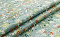 70cm Width x 95cm Length Premium Jacquard Floral Embroidery Brocade Fabric Kimono Fabric