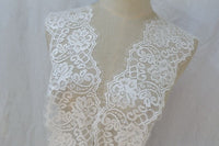 3 Yards of 13.5cm Width Premium Eyelash Lace Trim