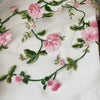 130cm Width x 95cm Length  Full Width Vivid Vine Flower Embroidered Tulle Lace Fabric
