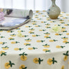 125cm Width x 95cm Length Premium 3D Flower Embroidery Cotton Linen Fabric