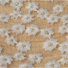 130cm 幅のデイジーの花刺繍レース生地ヤード