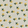 125cm Width x 95cm Length Premium 3D Flower Embroidery Cotton Linen Fabric
