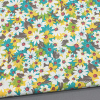 147cm Width x 95cm Length Daisy Flower Print Cotton Fabric