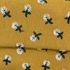 125cm Width x 95cm Length Premium 3D Flower Embroidery Cotton Linen Fabric
